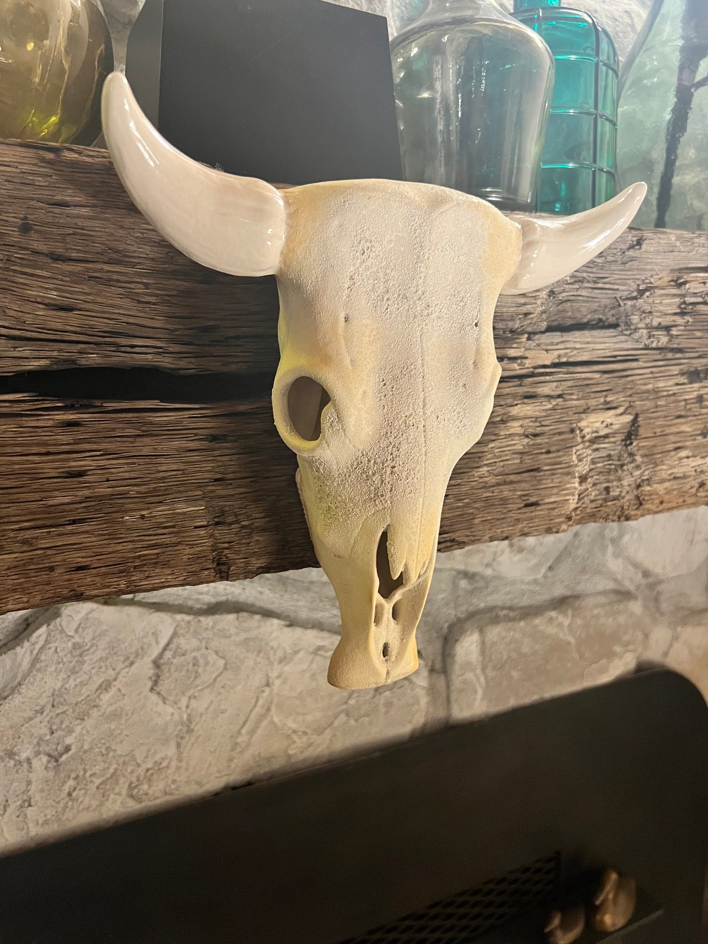 Ceramic Cow Skull