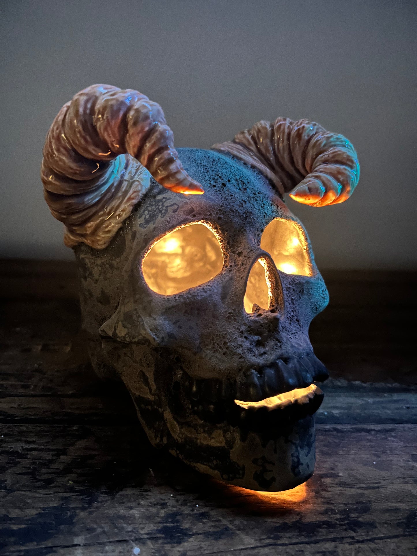 Black Demon Skull