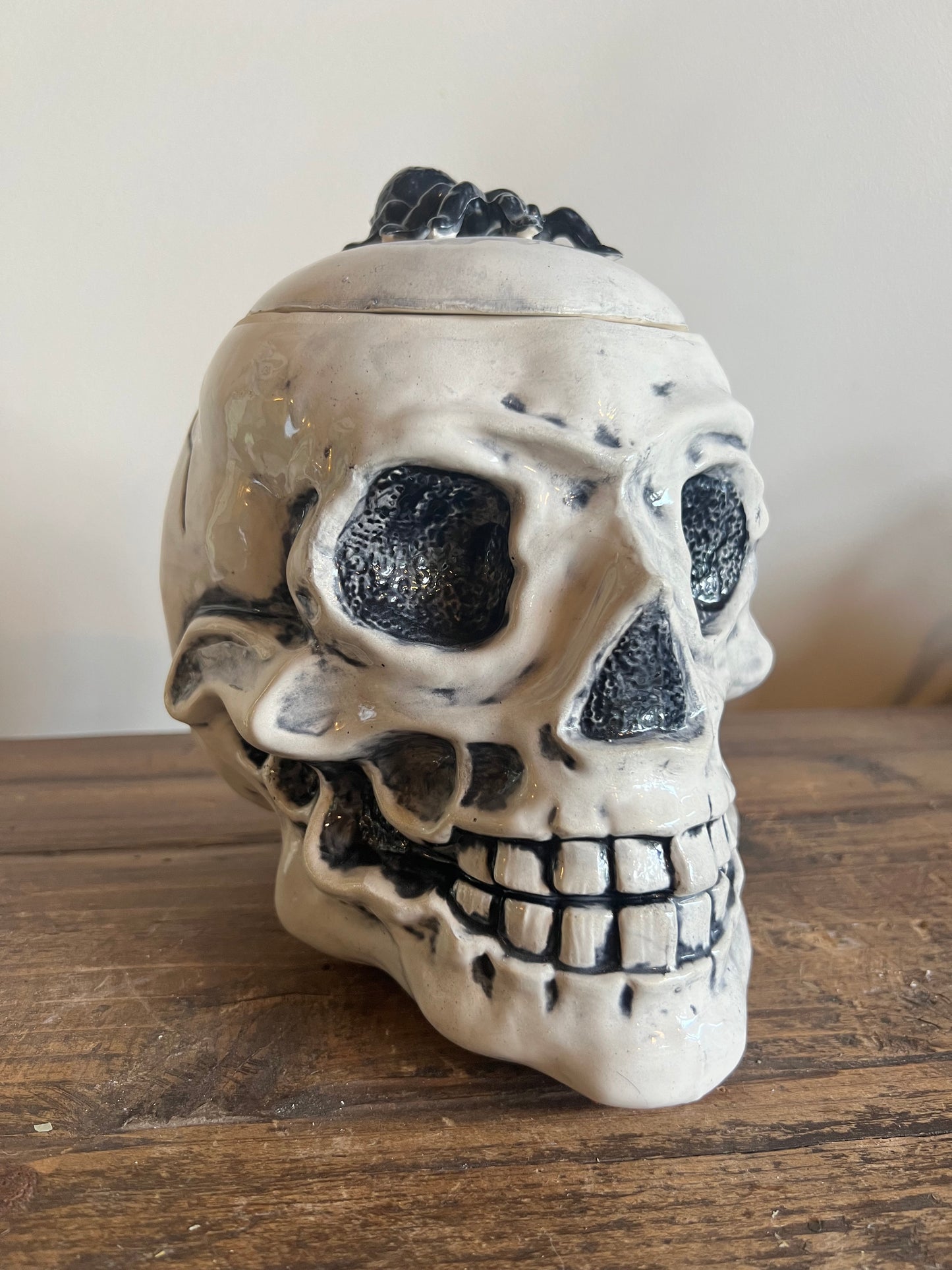 Skull Cookie Jar