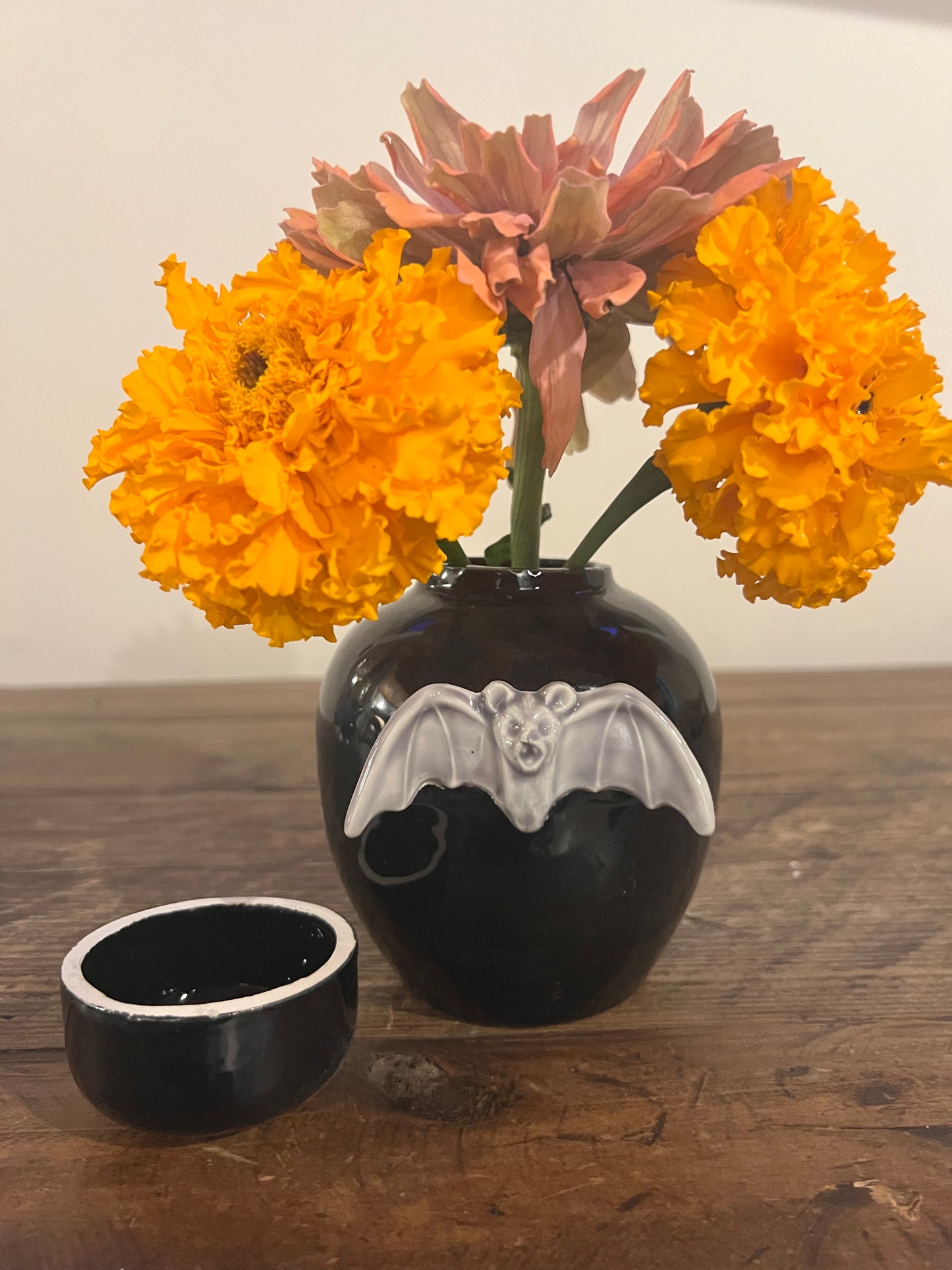 Halloween Bat Ginger Jar