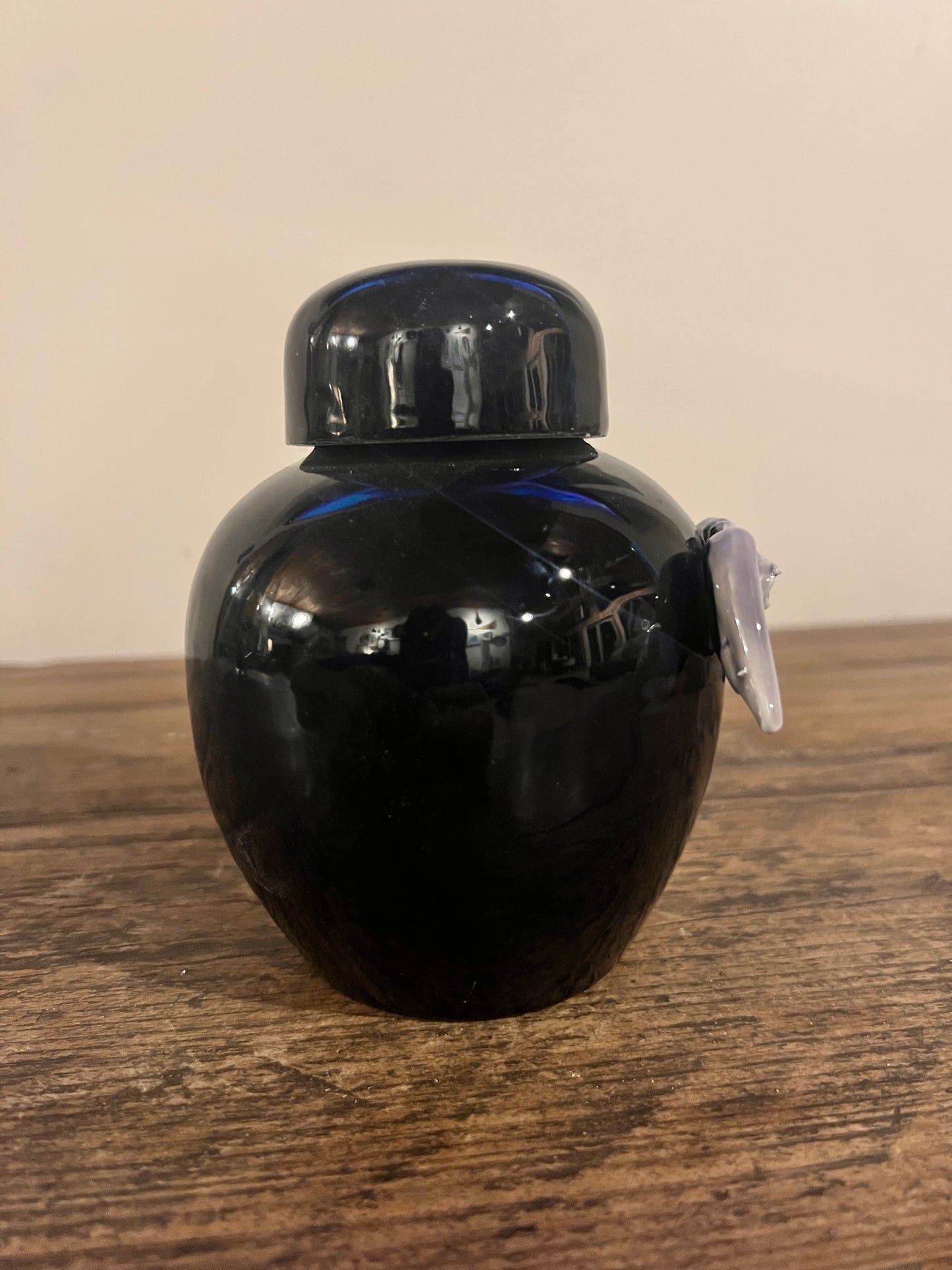 Halloween Bat Ginger Jar