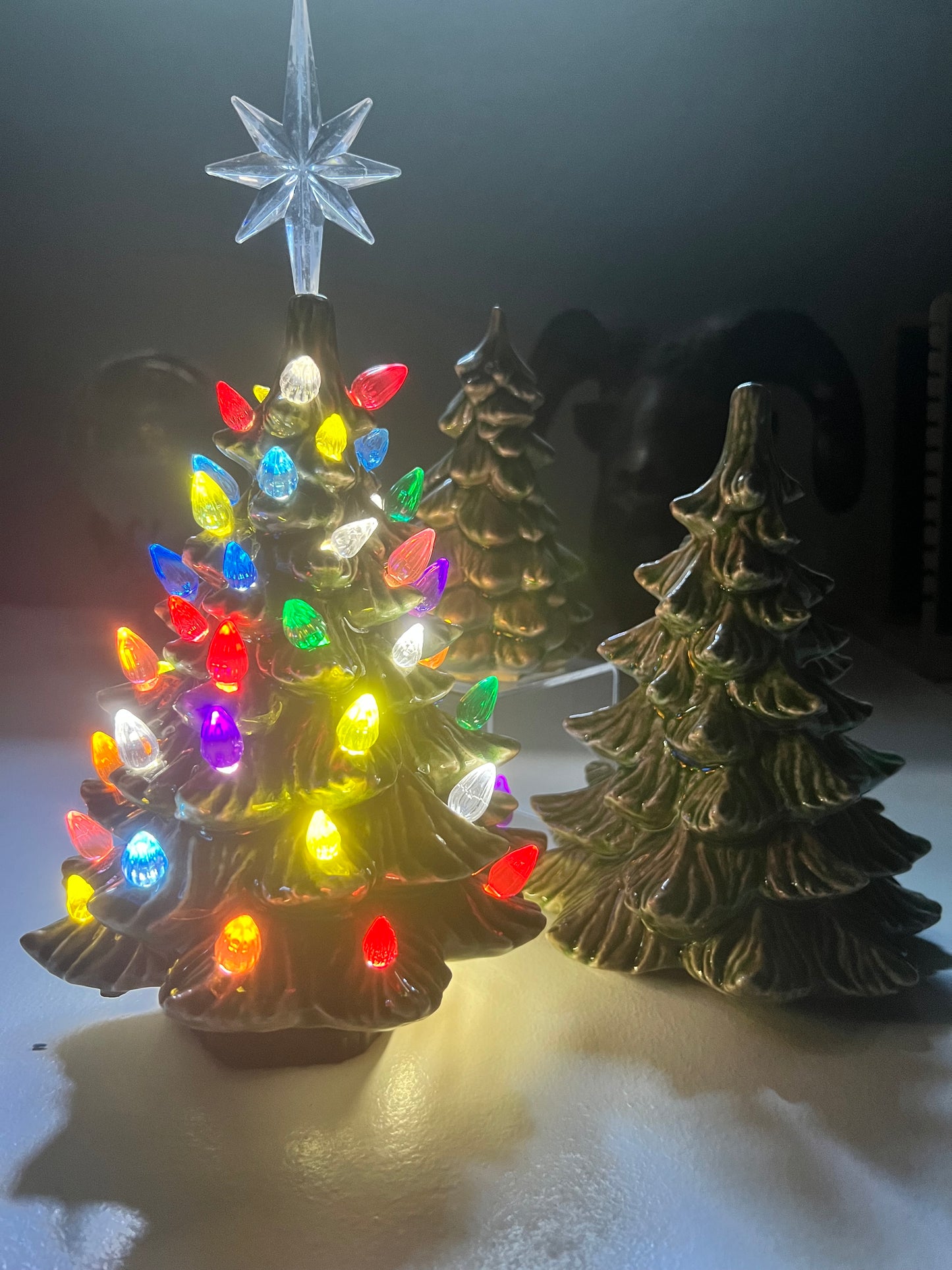 Vintage Light up tree - Green