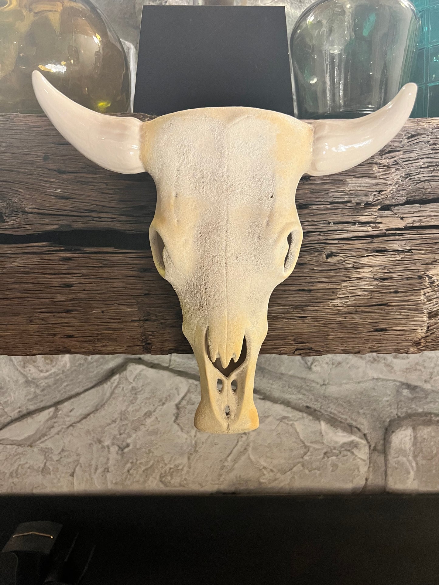 Ceramic Cow Skull