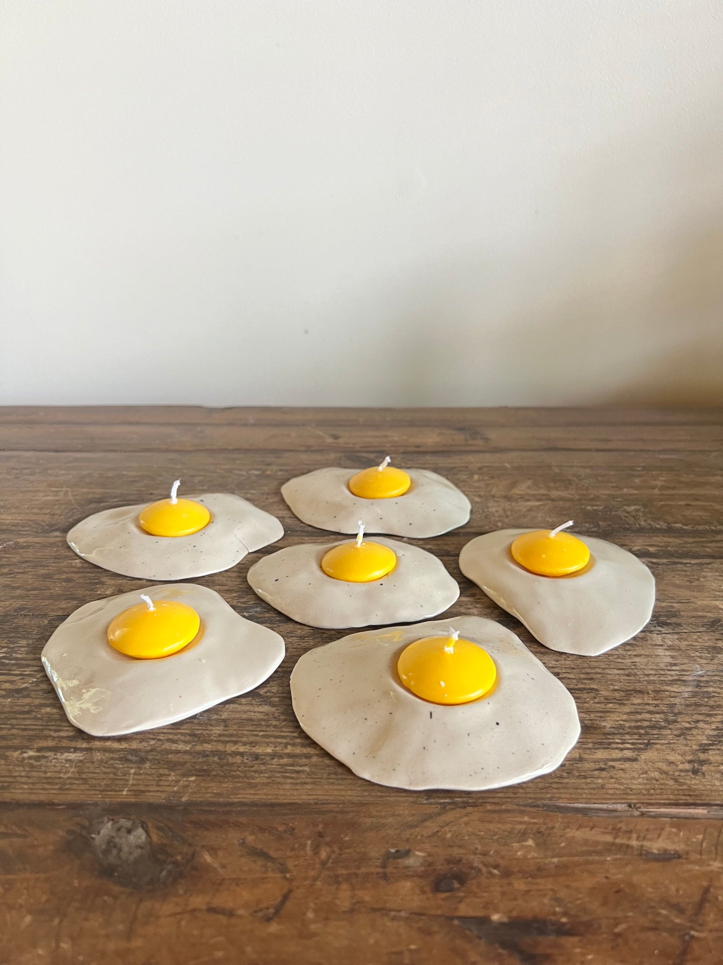 2 Fried Egg Candles