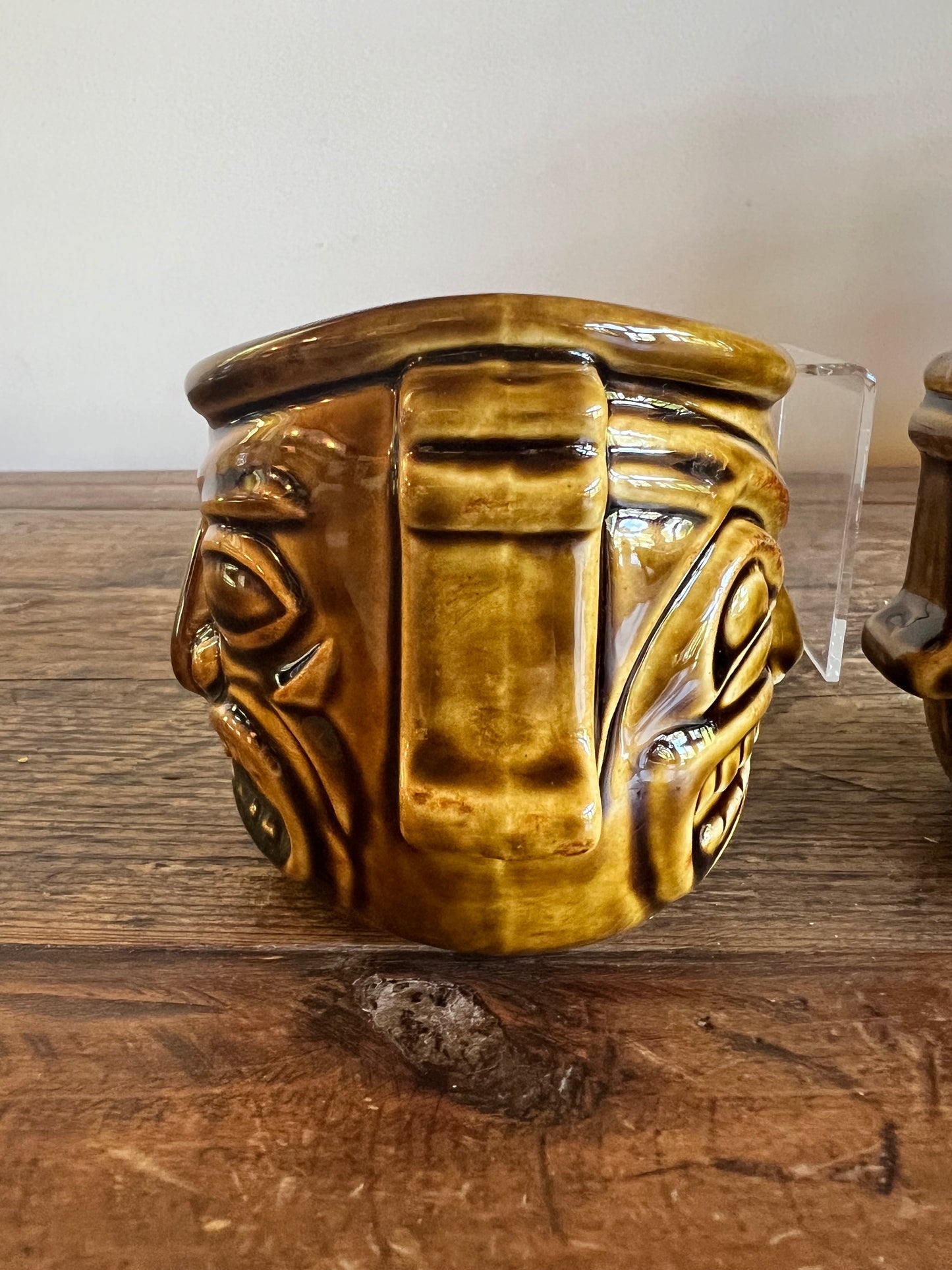 Set of 2 Tiki Mugs