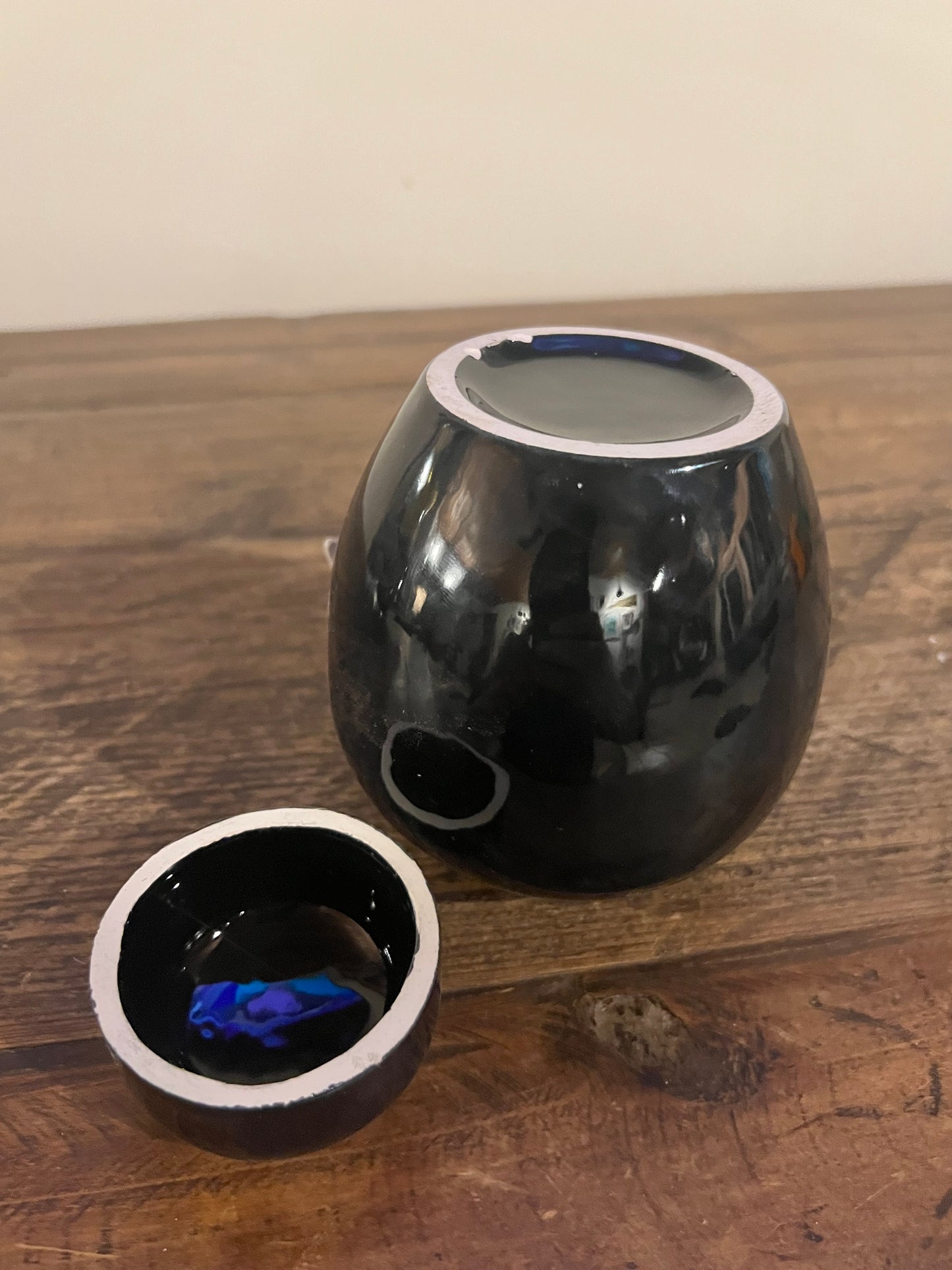 Halloween Bat Ginger Jar