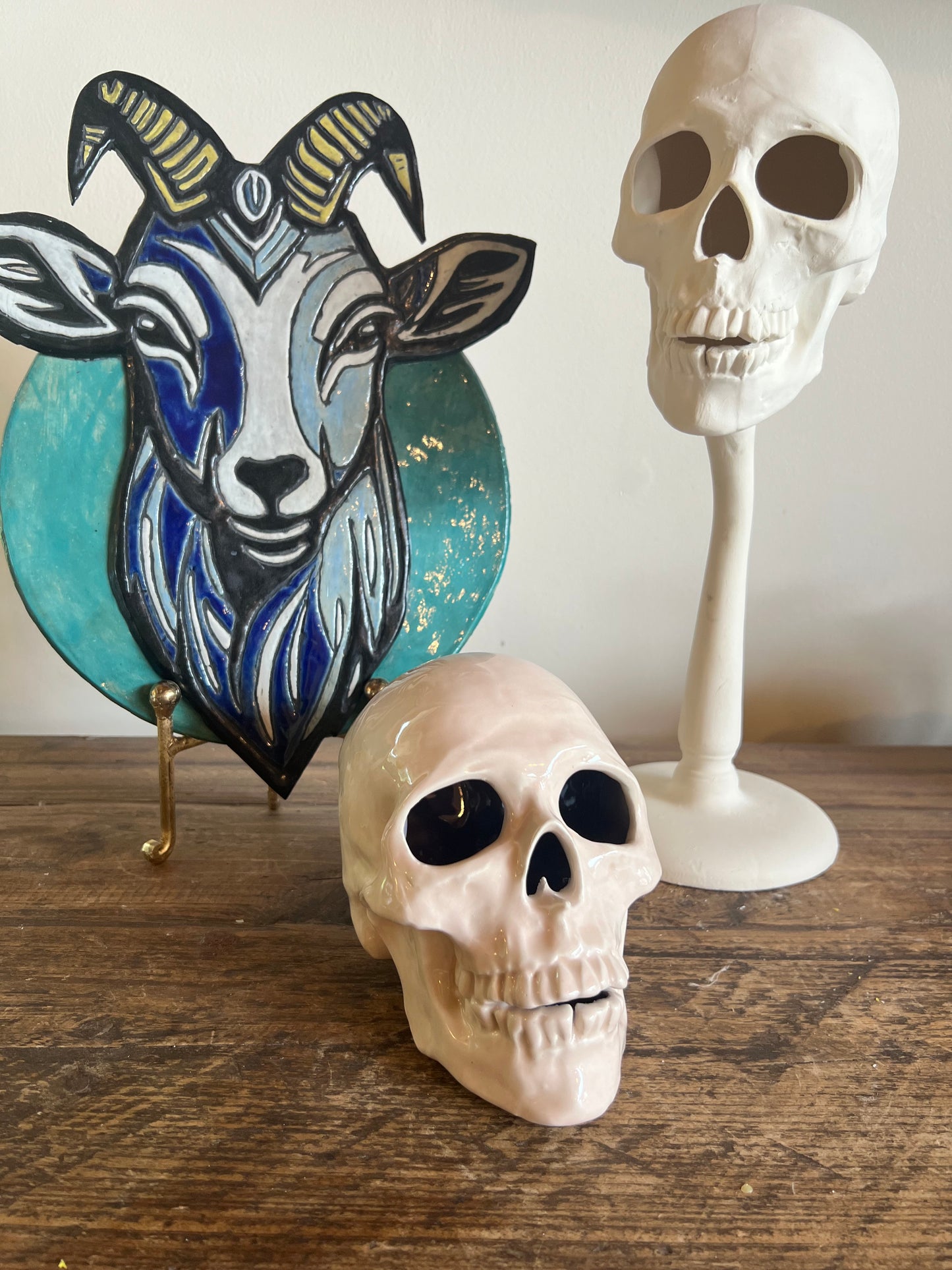 Skull - ceramic