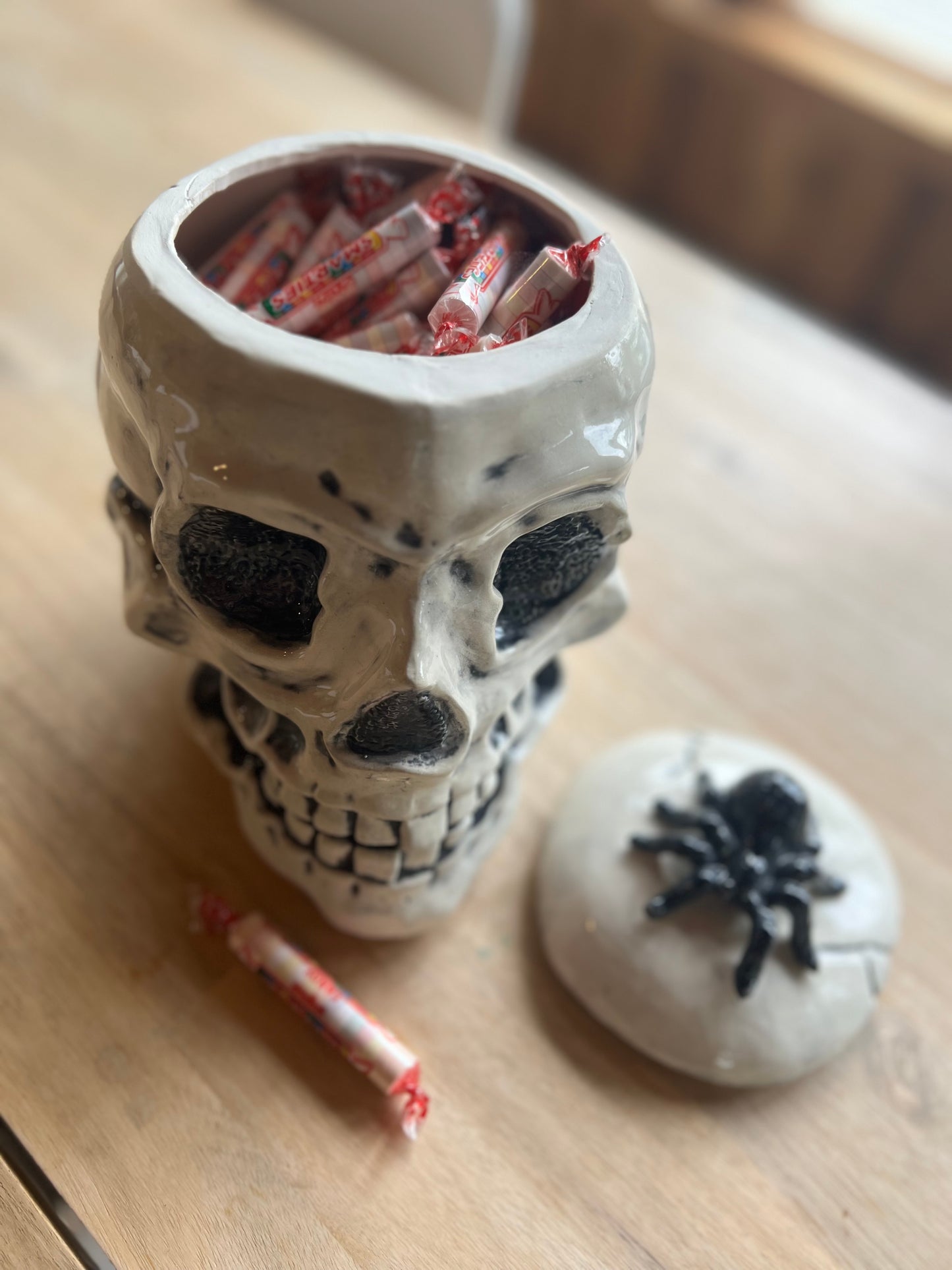 Skull Cookie Jar
