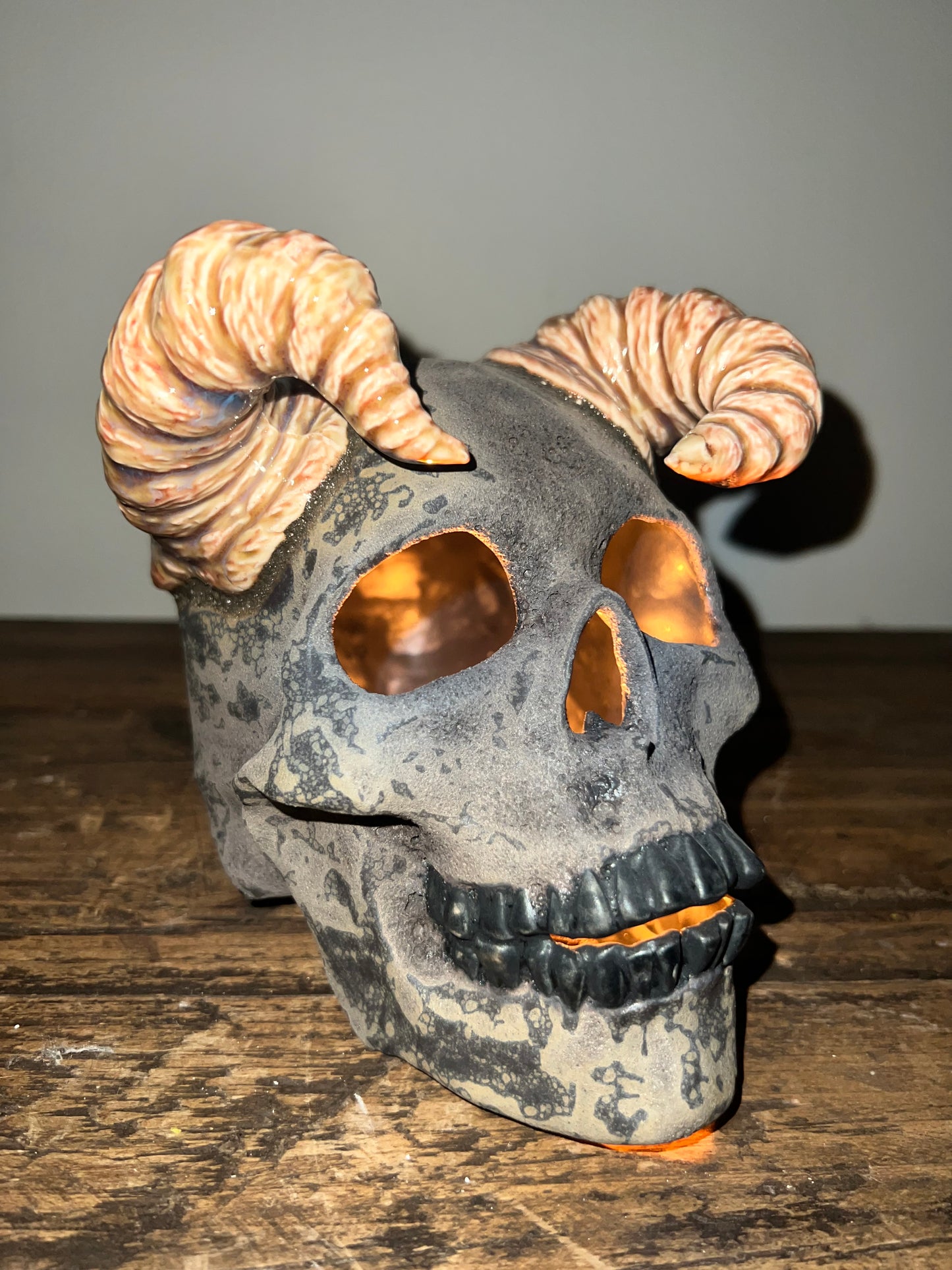 Black Demon Skull