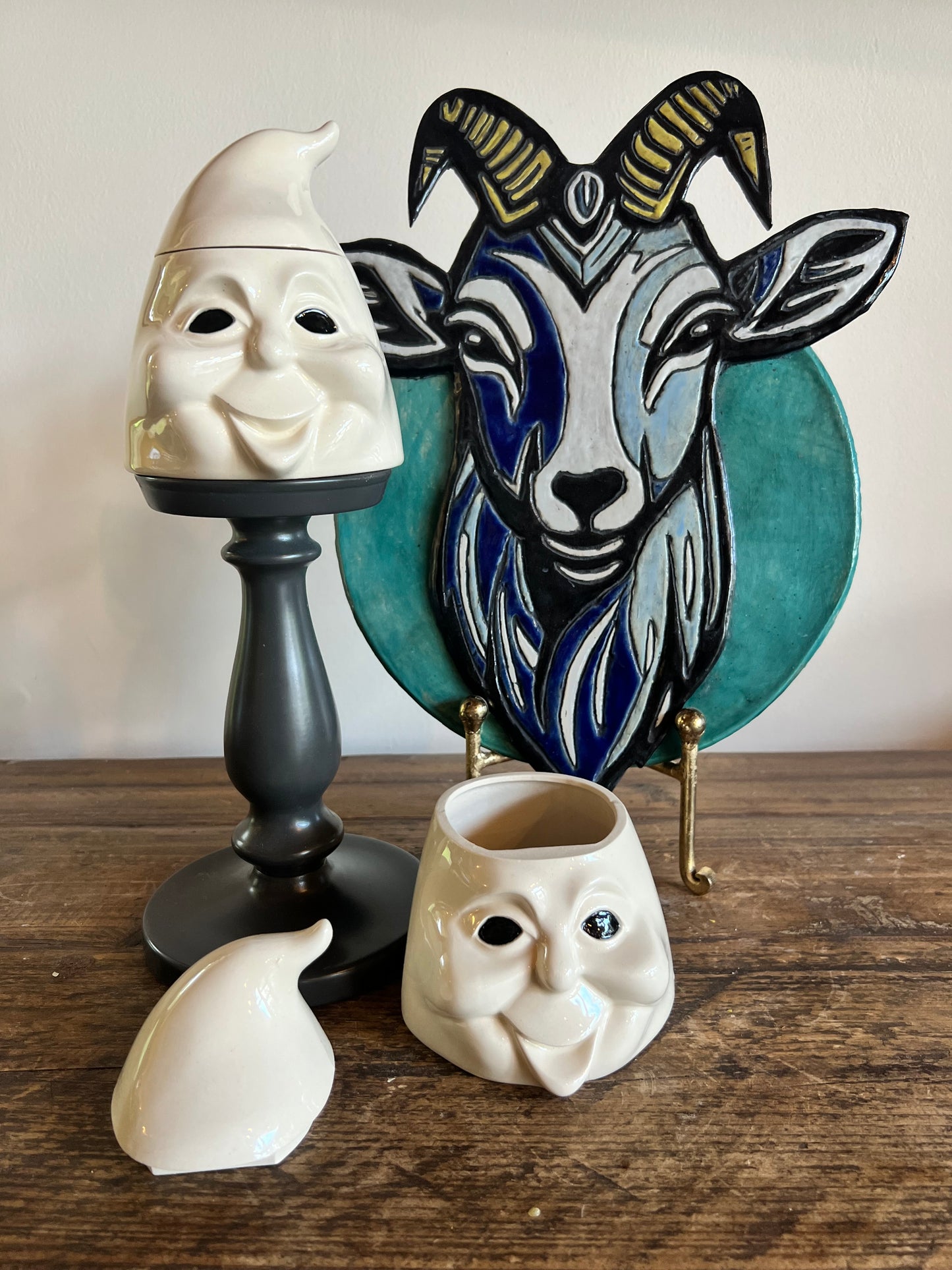 Ceramic Ghost Jar - Vintage